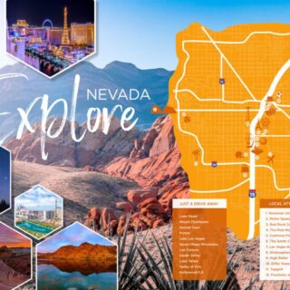 Nevada map of local attractions