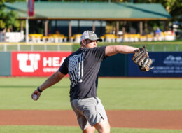 Student throws ceremonial pitch at Salt Lake Bees Game