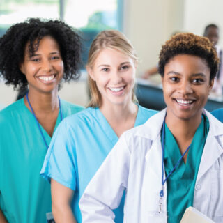 diverse healthcare workers