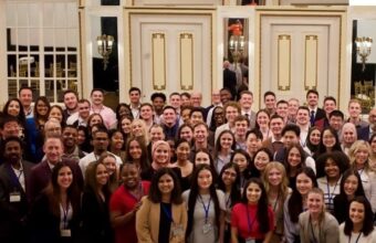 Participants at the Hinman Student Research Symposium